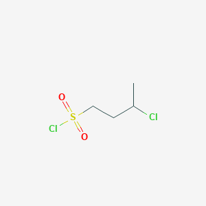 molecular formula C4H8Cl2O2S B2988192 3-氯丁烷-1-磺酰氯 CAS No. 13105-16-3