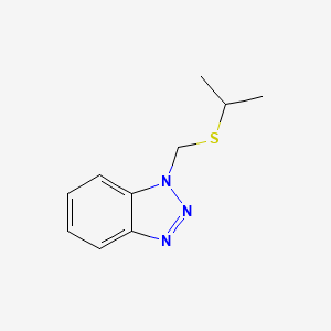 1-[(Propan-2-ylsulfanyl)methyl]-1H-1,2,3-benzotriazole