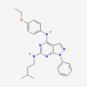 N~4~-(4-ethoxyphenyl)-N~6~-(3-methylbutyl)-1-phenyl-1H-pyrazolo[3,4-d]pyrimidine-4,6-diamine