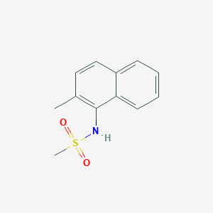 molecular formula C12H13NO2S B2988254 N-(2-methyl-1-naphthyl)methanesulfonamide CAS No. 860610-48-6