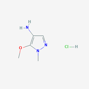 5-Methoxy-1-methylpyrazol-4-amine;hydrochloride