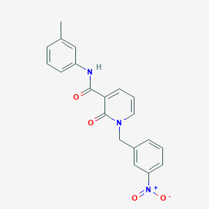 1-(3-nitrobenzyl)-2-oxo-N-(m-tolyl)-1,2-dihydropyridine-3-carboxamide