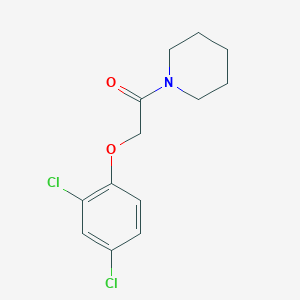 molecular formula C13H15Cl2NO2 B2988289 2-(2,4-二氯苯氧基)-1-(1-哌啶基)乙酮 CAS No. 39489-66-2