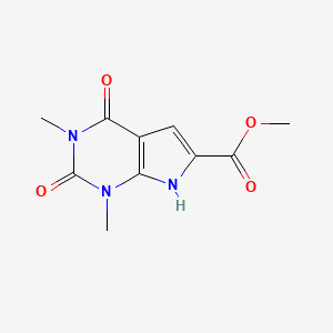 methyl 1,3-dimethyl-2,4-dioxo-2,3,4,7-tetrahydro-1H-pyrrolo[2,3-d]pyrimidine-6-carboxylate