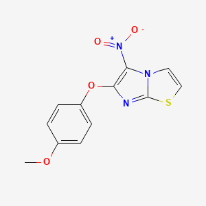 6-(4-Methoxyphenoxy)-5-nitroimidazo[2,1-b][1,3]thiazole