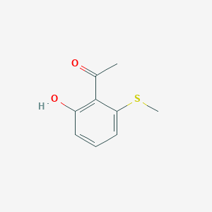 molecular formula C9H10O2S B2988414 1-(2-Hydroxy-6-methylsulfanylphenyl)ethanone CAS No. 1891438-08-6