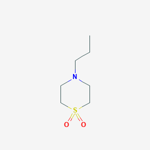 molecular formula C7H15NO2S B2988507 4-Propylthiomorpholine 1,1-dioxide CAS No. 1083041-33-1