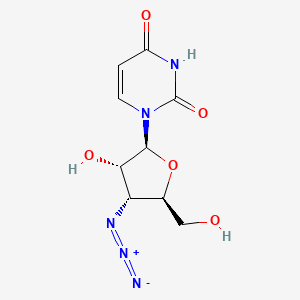 molecular formula C9H11N5O5 B2988535 3'-Azido-3'-deoxy-beta-L-uridine CAS No. 2095417-28-8