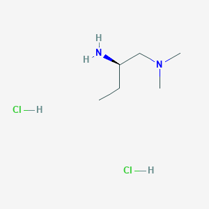 molecular formula C6H18Cl2N2 B2988544 [(2R)-2-氨基丁基]二甲胺二盐酸盐 CAS No. 1923268-95-4