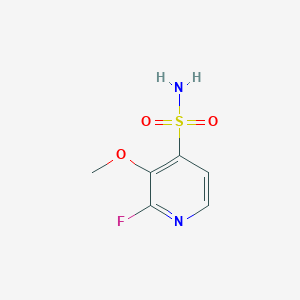 molecular formula C6H7FN2O3S B2988614 2-氟-3-甲氧基吡啶-4-磺酰胺 CAS No. 2490406-11-4