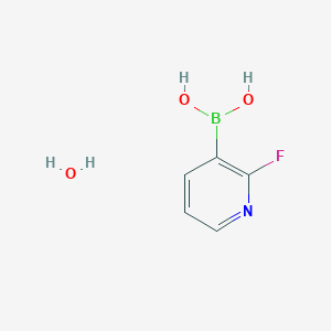 B2988616 (2-fluoropyridin-3-yl)boronic Acid Hydrate CAS No. 1264133-80-3; 174669-73-9