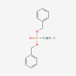 molecular formula C16H15O3P B2988660 Dibenzyl ethynylphosphonate CAS No. 1374244-00-4
