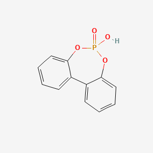 molecular formula C12H9O4P B2988689 6-Hydroxybenzo[d][1,3,2]benzodioxaphosphepine 6-oxide CAS No. 35227-84-0