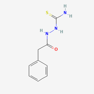 molecular formula C9H11N3OS B2988693 2-(2-Phenylacetyl)hydrazinecarbothioamide CAS No. 29313-28-8