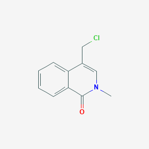 molecular formula C11H10ClNO B2988697 4-chloromethyl-2-methyl-2H-isoquinolin-1-one CAS No. 27330-17-2
