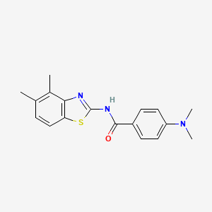 4-(dimethylamino)-N-(4,5-dimethylbenzo[d]thiazol-2-yl)benzamide