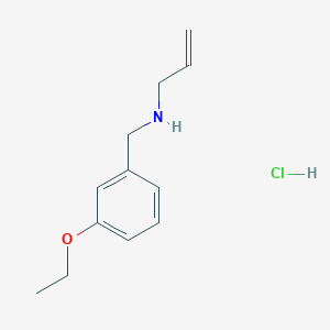 molecular formula C12H18ClNO B2988815 N-(3-Ethoxybenzyl)-2-propen-1-amine hydrochloride CAS No. 1049678-50-3; 893570-43-9