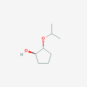 molecular formula C8H16O2 B2988849 (1R,2R)-2-异丙氧基环戊-1-醇 CAS No. 2381703-82-6
