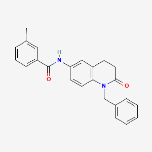 molecular formula C24H22N2O2 B2988859 N-(1-benzyl-2-oxo-1,2,3,4-tetrahydroquinolin-6-yl)-3-methylbenzamide CAS No. 954609-11-1