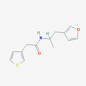 N-(1-(furan-3-yl)propan-2-yl)-2-(thiophen-3-yl)acetamide