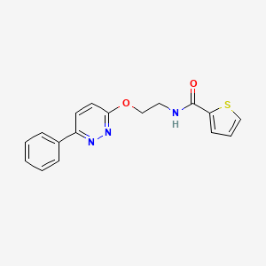 N-(2-((6-phenylpyridazin-3-yl)oxy)ethyl)thiophene-2-carboxamide