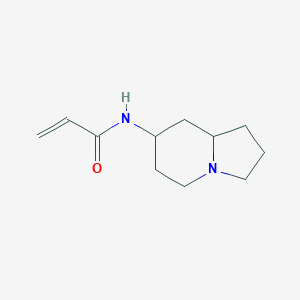 N-(1,2,3,5,6,7,8,8a-Octahydroindolizin-7-yl)prop-2-enamide