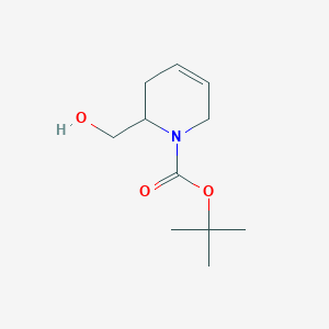 molecular formula C11H19NO3 B2988924 叔丁基 2-(羟甲基)-3,6-二氢-2H-吡啶-1-羧酸酯 CAS No. 1784308-81-1