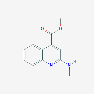molecular formula C12H12N2O2 B2989004 Methyl 2-(methylamino)quinoline-4-carboxylate CAS No. 1785373-34-3