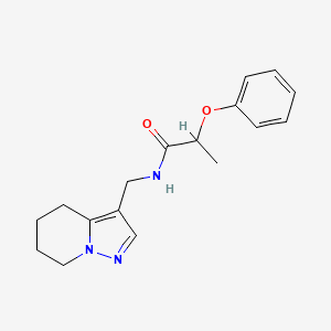 2-phenoxy-N-((4,5,6,7-tetrahydropyrazolo[1,5-a]pyridin-3-yl)methyl)propanamide