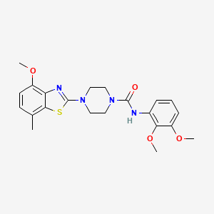 N-(2,3-dimethoxyphenyl)-4-(4-methoxy-7-methylbenzo[d]thiazol-2-yl)piperazine-1-carboxamide