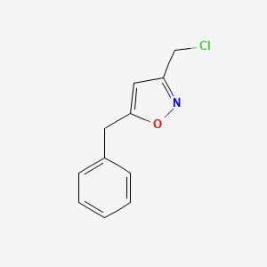 5-Benzyl-3-(chloromethyl)-1,2-oxazole