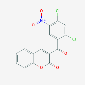 3-(2,4-Dichloro-5-nitrobenzoyl)chromen-2-one