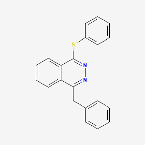 molecular formula C21H16N2S B2989041 1-Benzyl-4-(phenylsulfanyl)phthalazine CAS No. 320418-55-1