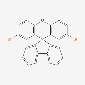 molecular formula C25H14Br2O B2989053 2',7'-Dibromospiro[fluorene-9,9'-xanthene] CAS No. 1346002-88-7