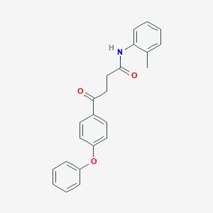 molecular formula C23H21NO3 B298907 N-(2-methylphenyl)-4-oxo-4-(4-phenoxyphenyl)butanamide 