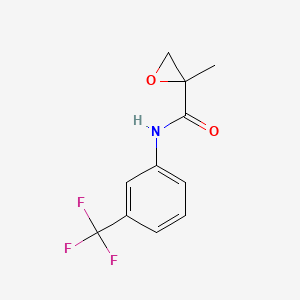 2-methyl-N-[3-(trifluoromethyl)phenyl]-2-oxiranecarboxamide