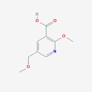 2-Methoxy-5-(methoxymethyl)pyridine-3-carboxylic acid