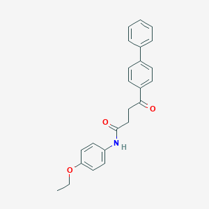 molecular formula C24H23NO3 B298911 4-(biphenyl-4-yl)-N-(4-ethoxyphenyl)-4-oxobutanamide 
