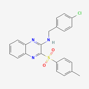 N-(4-chlorobenzyl)-3-tosylquinoxalin-2-amine