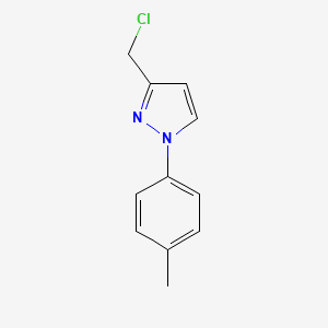 3-(Chloromethyl)-1-(4-methylphenyl)pyrazole