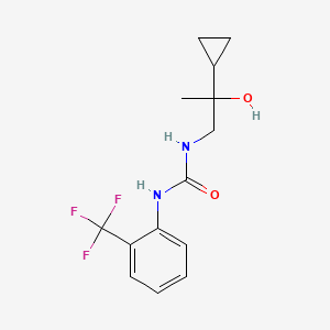 1-(2-Cyclopropyl-2-hydroxypropyl)-3-(2-(trifluoromethyl)phenyl)urea