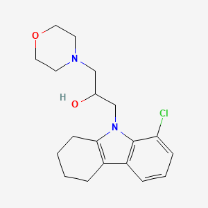 molecular formula C19H25ClN2O2 B2989179 1-(8-氯-1,2,3,4-四氢-9H-咔唑-9-基)-3-(吗啉-4-基)丙烷-2-醇 CAS No. 123063-87-6