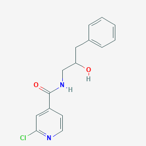 2-chloro-N-(2-hydroxy-3-phenylpropyl)pyridine-4-carboxamide