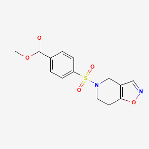 methyl 4-((6,7-dihydroisoxazolo[4,5-c]pyridin-5(4H)-yl)sulfonyl)benzoate