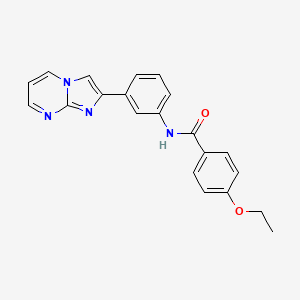 4-ethoxy-N-(3-imidazo[1,2-a]pyrimidin-2-ylphenyl)benzamide