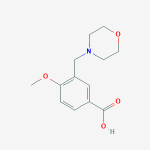4-Methoxy-3-(morpholin-4-ylmethyl)benzoic acid
