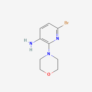 6-Bromo-2-morpholin-4-ylpyridin-3-amine