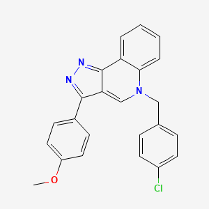 5-(4-chlorobenzyl)-3-(4-methoxyphenyl)-5H-pyrazolo[4,3-c]quinoline