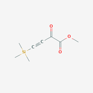 molecular formula C8H12O3Si B2989258 Methyl 2-oxo-4-(trimethylsilyl)but-3-ynoate CAS No. 618884-57-4