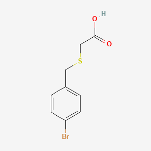 molecular formula C9H9BrO2S B2989314 [(4-溴苄基)硫代]乙酸 CAS No. 17742-50-6